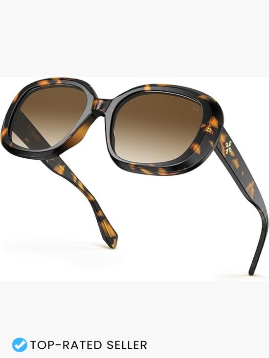 Oversized Oval Square Sunglasses Women Retro Vintage Huge Big Shades Large Frame main image 4